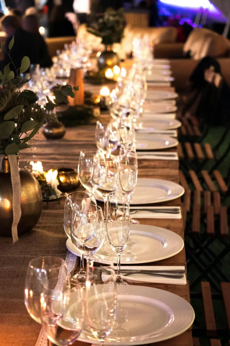 Event catering service in Guwahati with elegant plated presentation